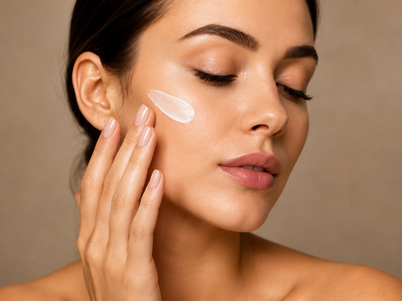 Skincare products including creams and cleansers at Arime Company