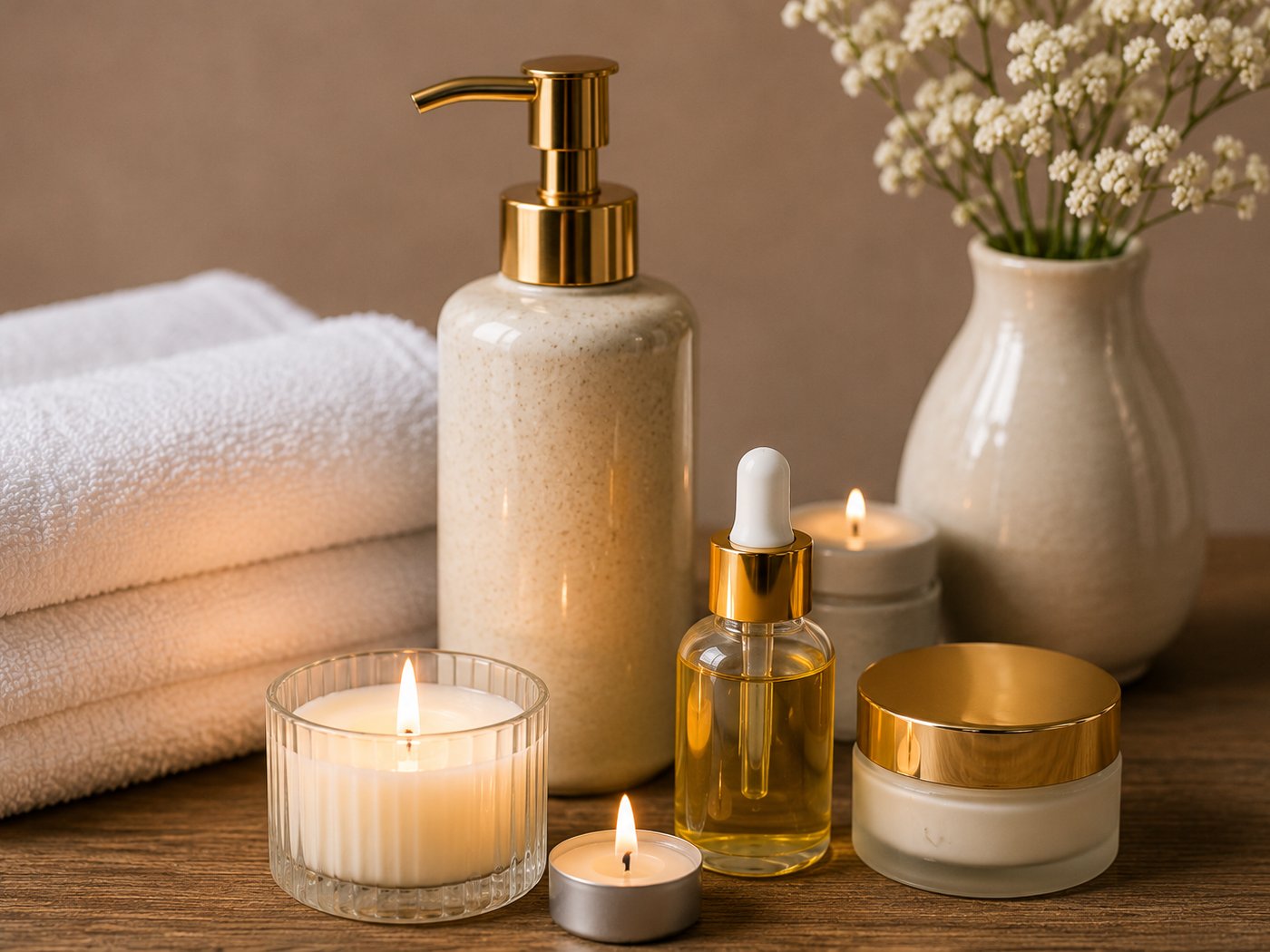 Hair and body care products from the Arime Company beauty range