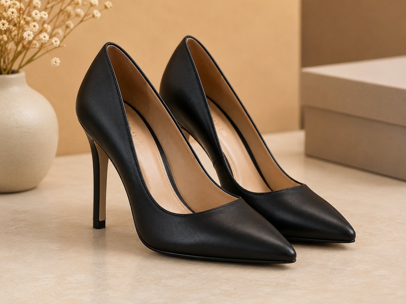 Women's heels and flat shoes at the Arime Company footwear department